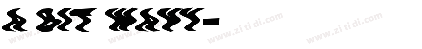 A Bit Wavy字体转换